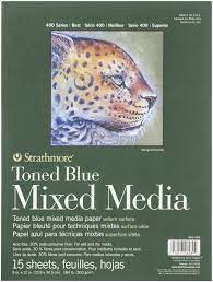 Toned Mixed Media Paper Pads 400 Series, 9" x 12" 15 Shts./Pad, Glue-Bound | Strathmore