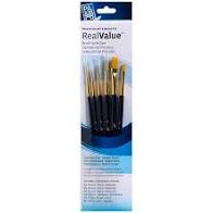 Princeton Brush Gold Taklon Value 6 Pack | Princeton Artist Brush Co.