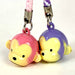 Painted Brass Bell Zipper Pulls, Monkey head