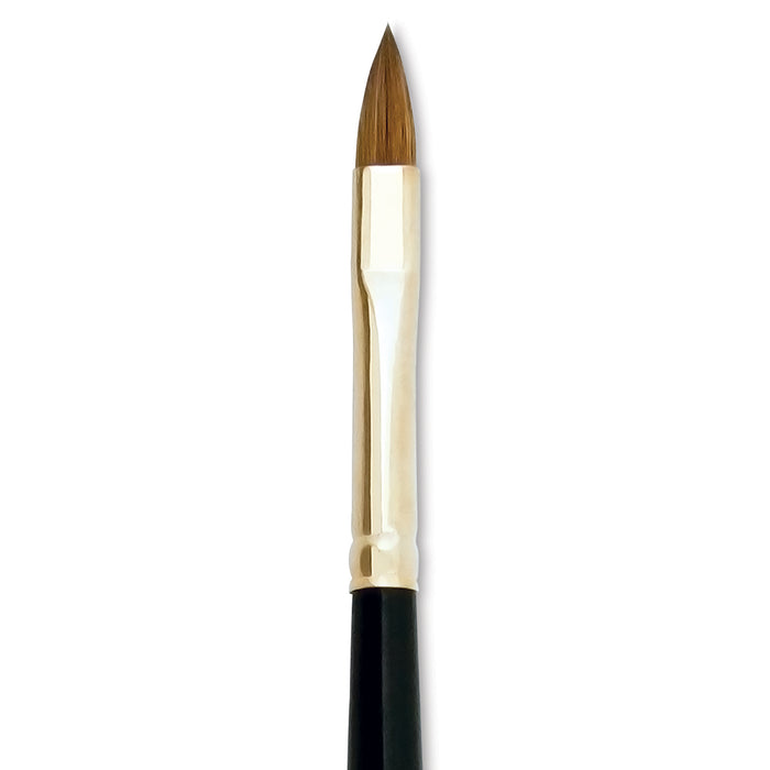 Renaissance Long Handle Oil & Acrylic Brushes | Silver Brush