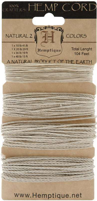 Crafter's Favorite Hemp Cord Set, Natural