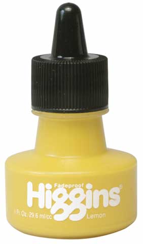 Higgins Pigmented Waterproof Drawing Inks 1oz | Higgins