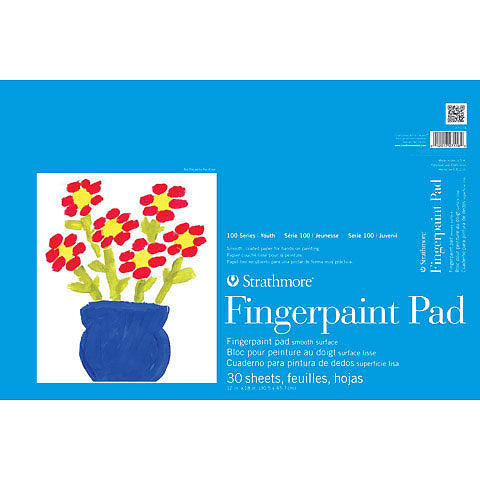 Strathmore Kids Fingerpaint Pad 12x18, 30 sheets | Strathmore