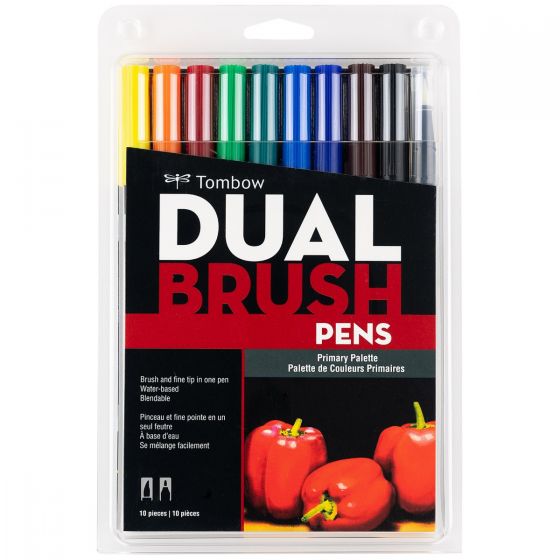 Tombow 10ct Dual Brush Pen Art Markers | Tombow