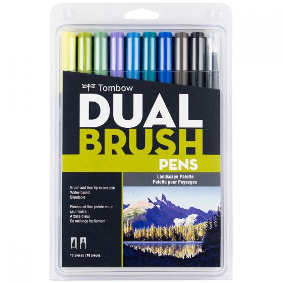 Tombow 10ct Dual Brush Pen Art Markers | Tombow