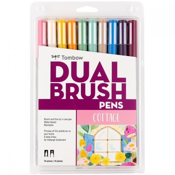 Tombow 10ct Dual Brush Pen Art Markers | Tombow