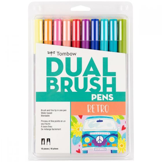 Tombow 10ct Dual Brush Pen Art Markers | Tombow