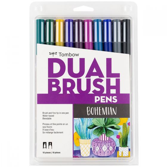 Tombow 10ct Dual Brush Pen Art Markers | Tombow