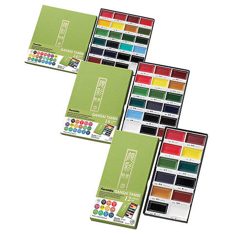 Gansai Tambi Watercolor Set | Kuretake Zig